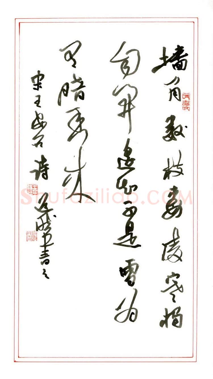 王兴汇硬笔行书王安石诗,王兴汇硬笔书法作品
