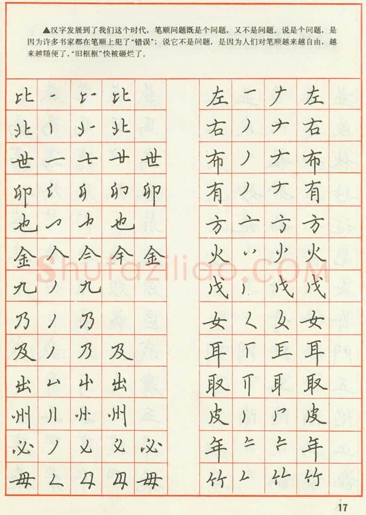 田英章硬笔楷书字帖,摘自田英章 钢笔楷书实用技法字帖（1990年）