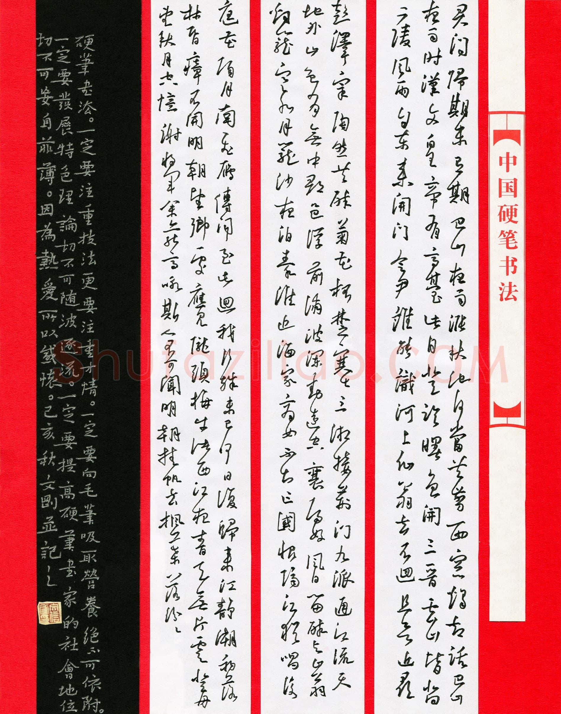 孙文刚(成人组 银奖)硬笔书法大赛获奖作品,孙文刚硬笔书法作品