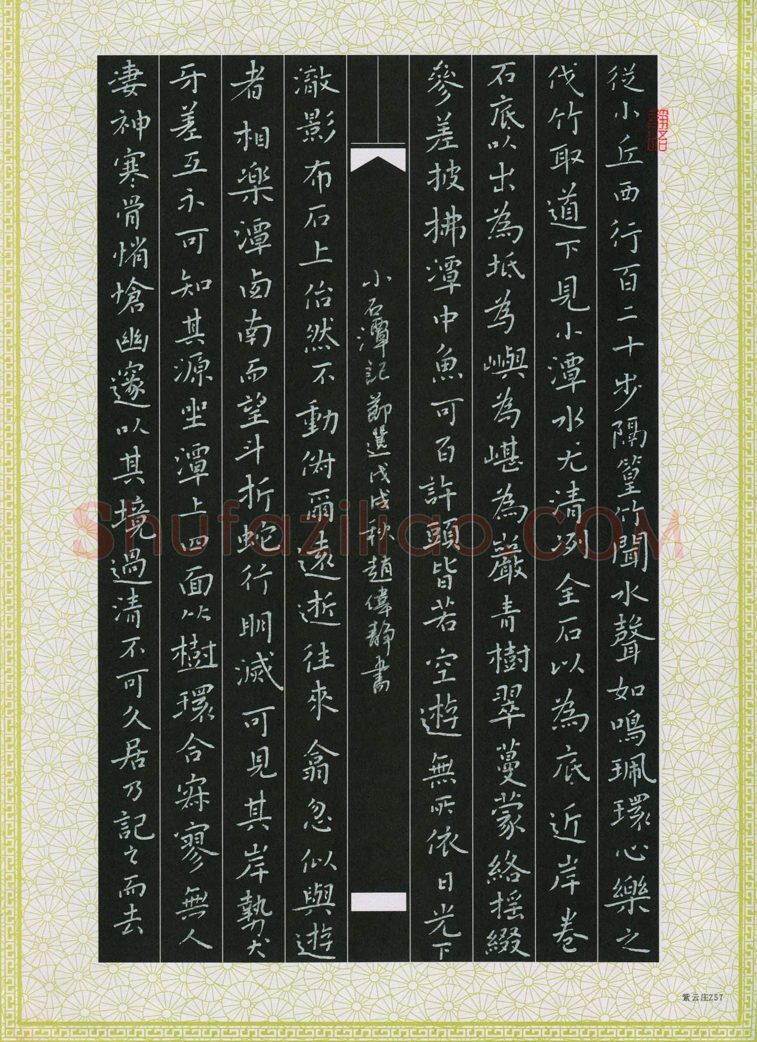 赵伟静(成人组)硬笔书法大赛入围作品选登,赵伟静硬笔书法作品