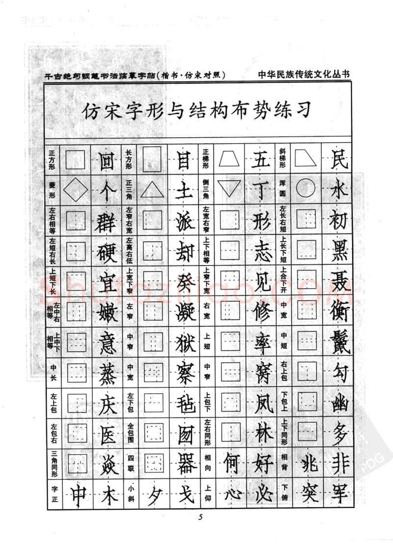 卢中南硬笔楷书字帖,摘自卢中南千古绝句楷书仿宋对照字帖