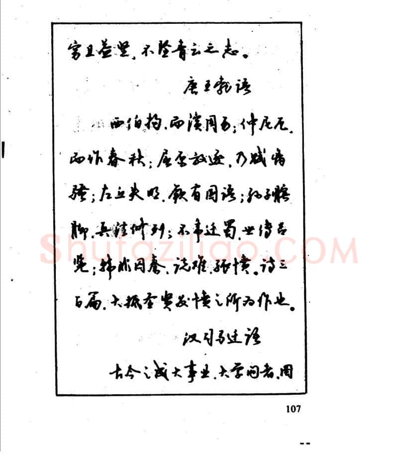 沈鸿根硬笔行书字帖,摘自沈鸿根 江鸟钢笔行书字帖