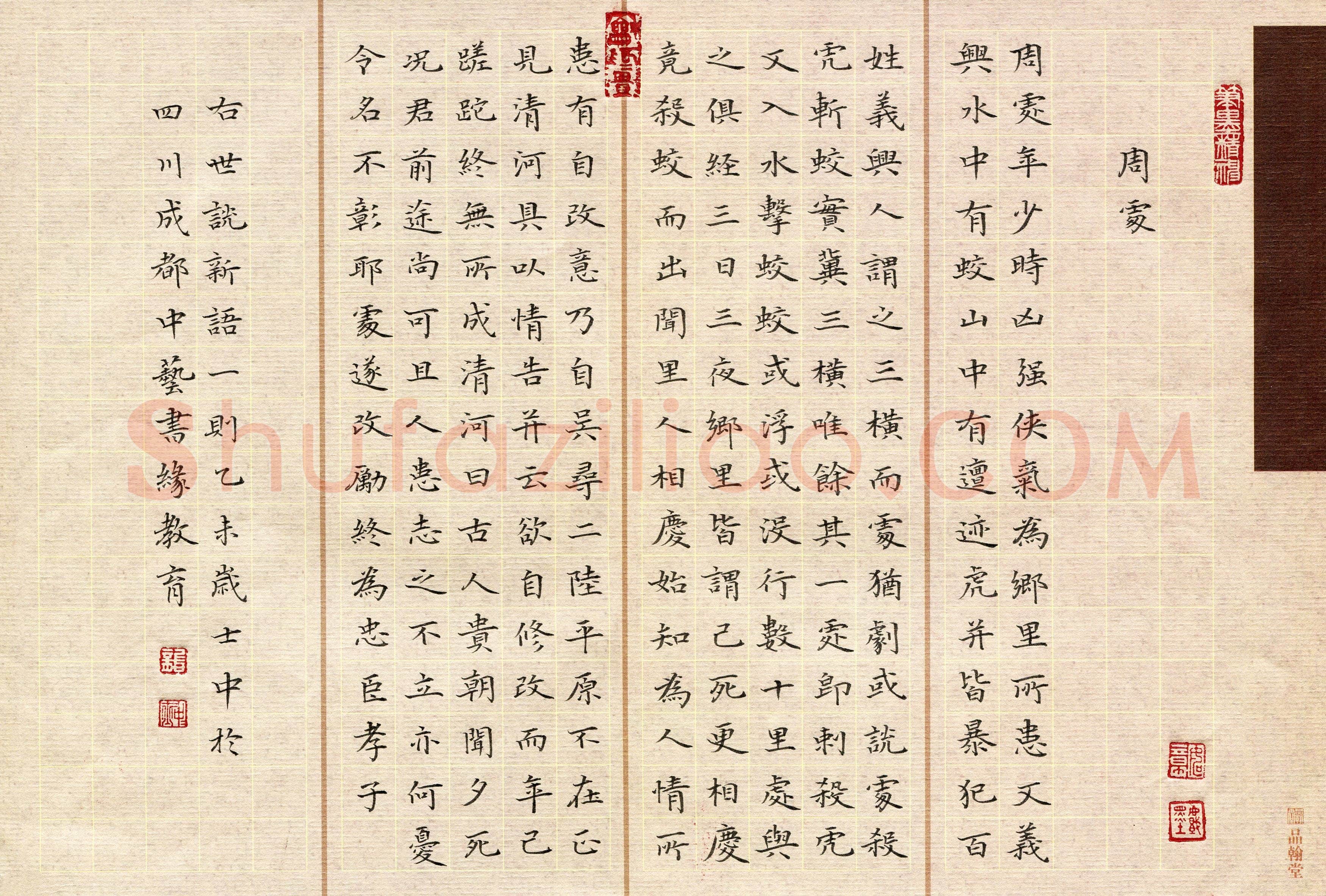 龚士中(成人组 优秀奖)硬笔书法大赛获奖作品,龚士中硬笔书法作品