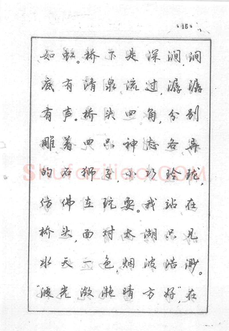 沈鸿根硬笔行书字帖,摘自沈鸿根 (江鸟)《钢笔行书横写字帖》( 完整版 )