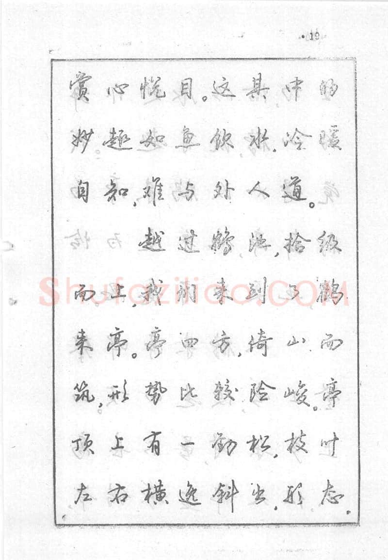 沈鸿根硬笔行书字帖,摘自沈鸿根 (江鸟)《钢笔行书横写字帖》( 完整版 )