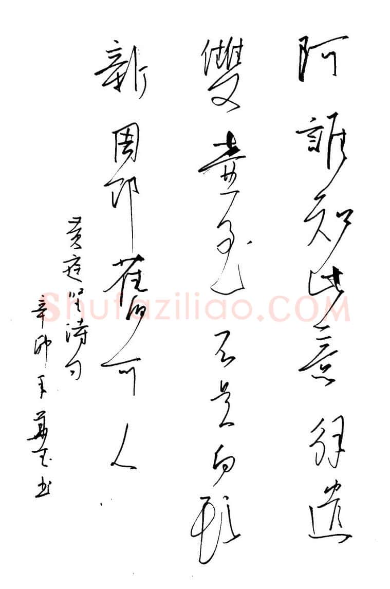 陈华武硬笔行草黄庭坚诗句,陈华武硬笔书法作品
