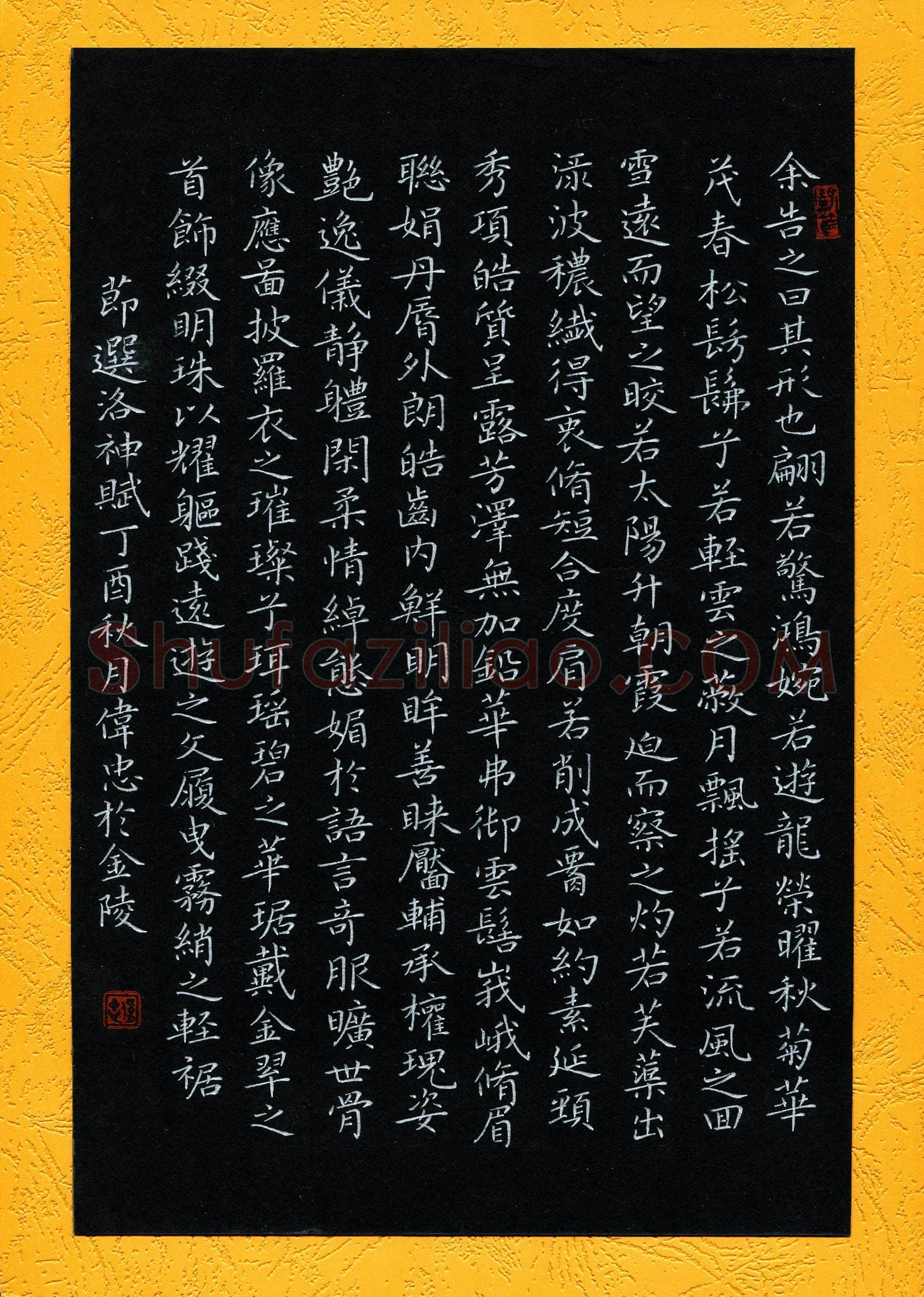 漆伟忠(成人组 优秀奖)硬笔书法大赛获奖作品,漆伟忠硬笔书法作品