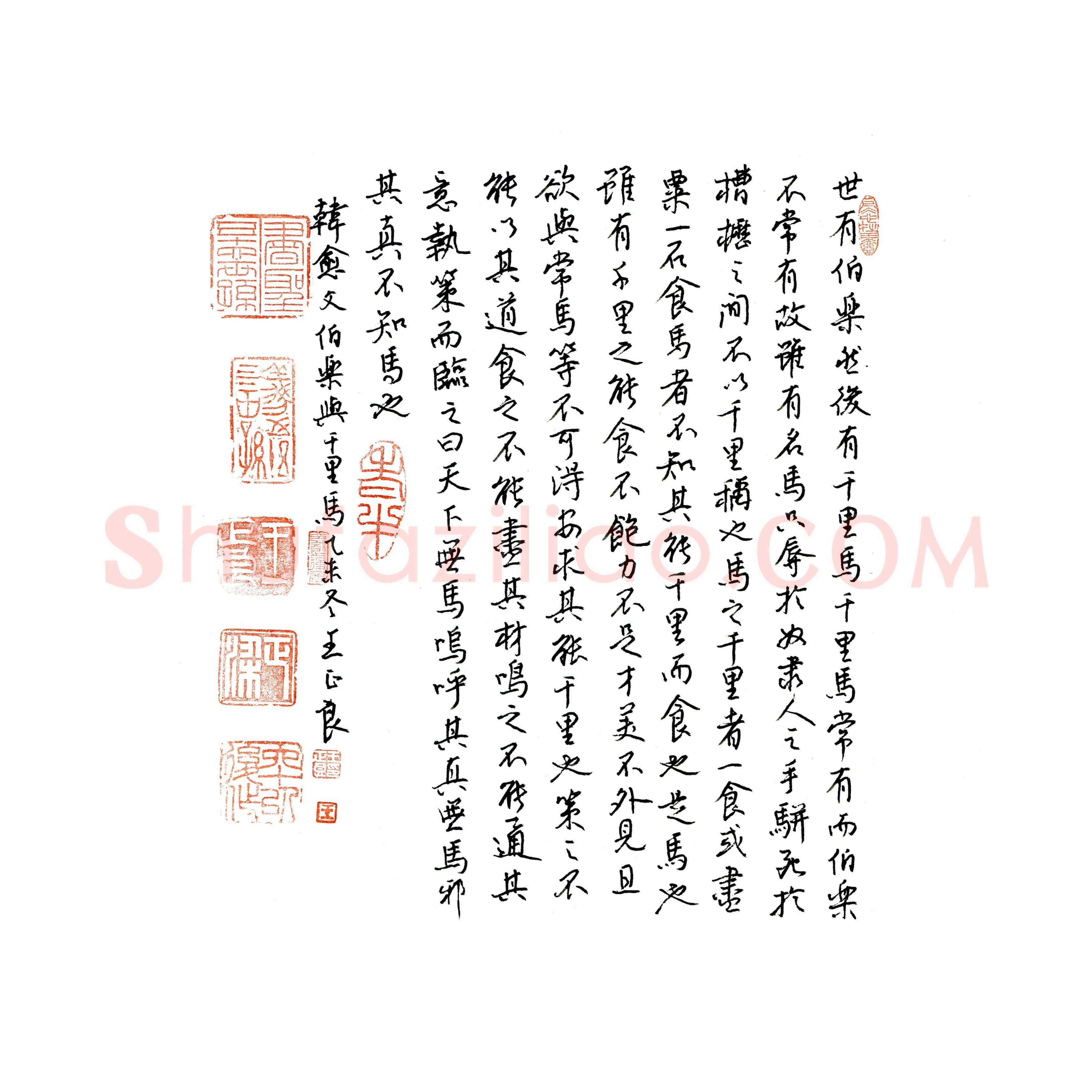 硬笔书法大赛王正良(主任评委)参赛硬笔书法作品欣赏,王正良硬笔书法作品