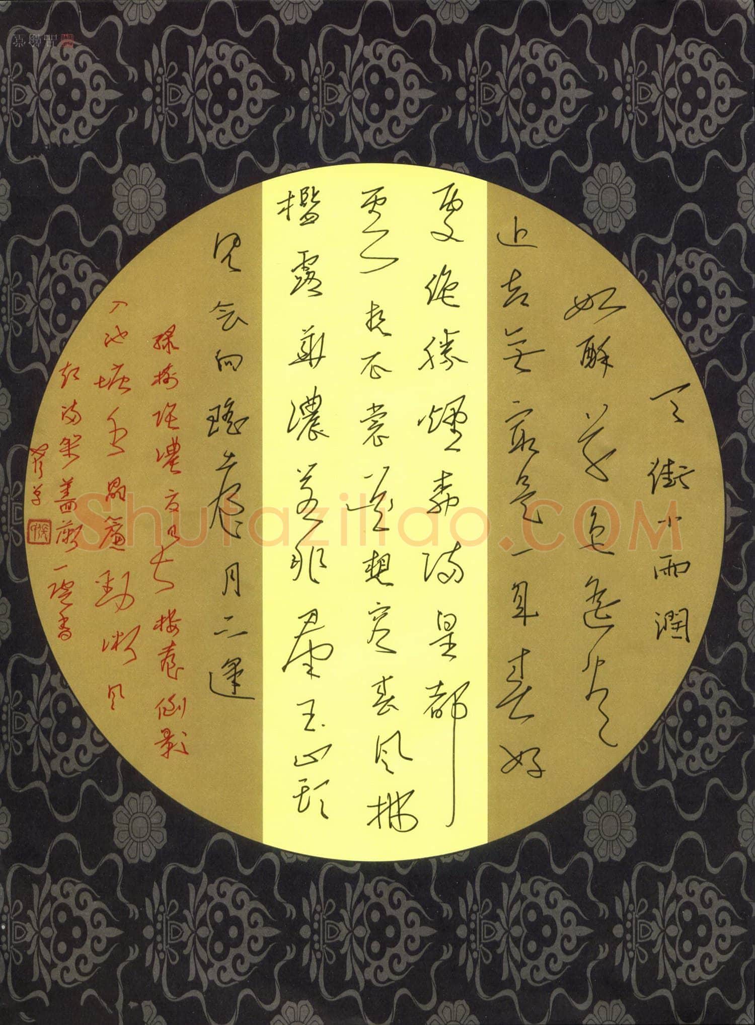 张蕾硬笔草书古诗,张蕾硬笔书法作品