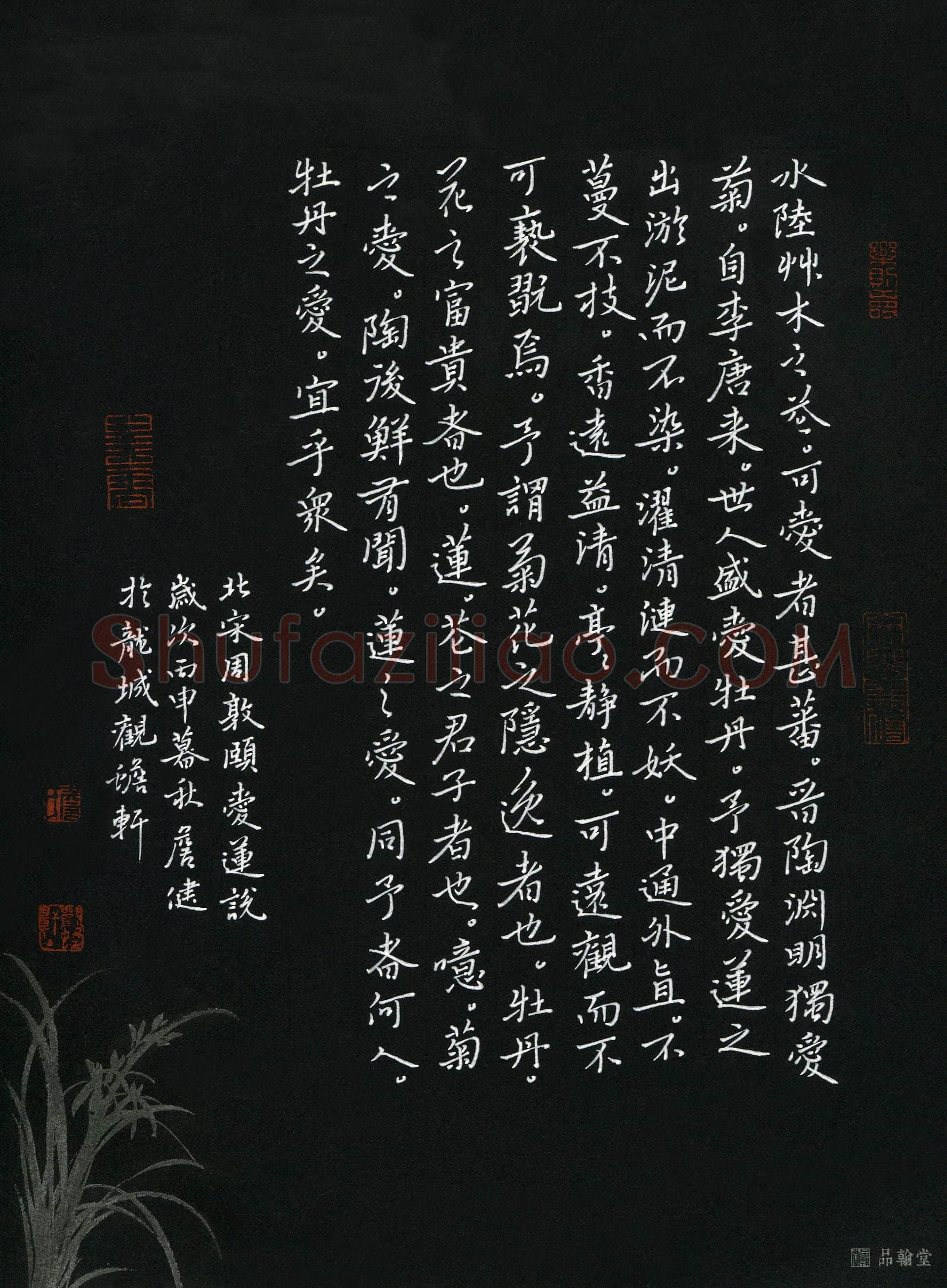 詹健(成人组)硬笔书法大赛入围作品选登,詹健硬笔书法作品