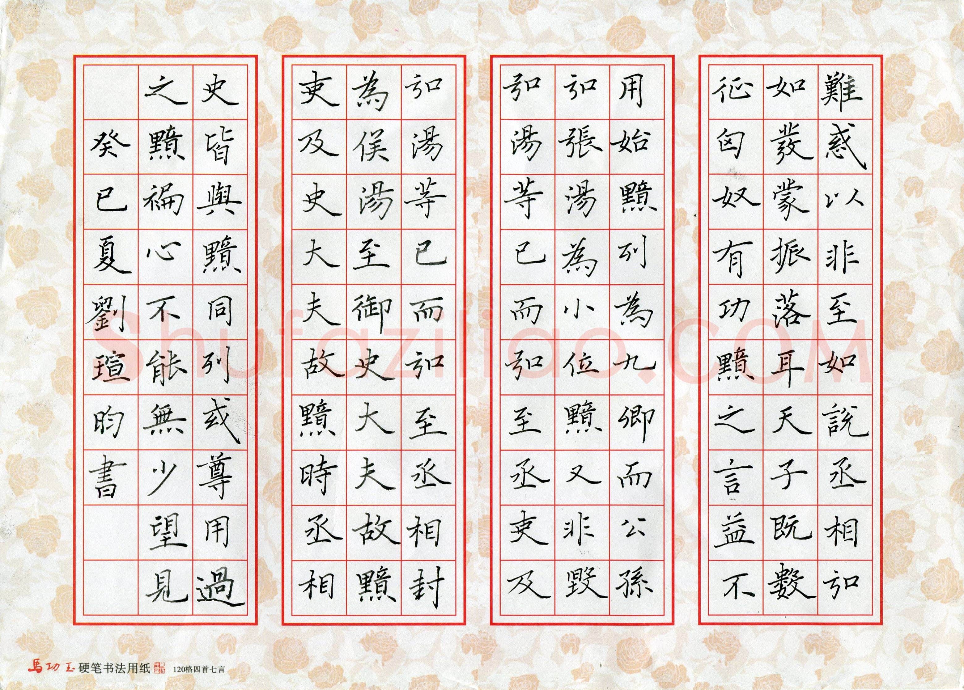 刘瑄昀(少儿组 13岁 银奖)硬笔书法大赛获奖作品,刘瑄昀硬笔书法作品