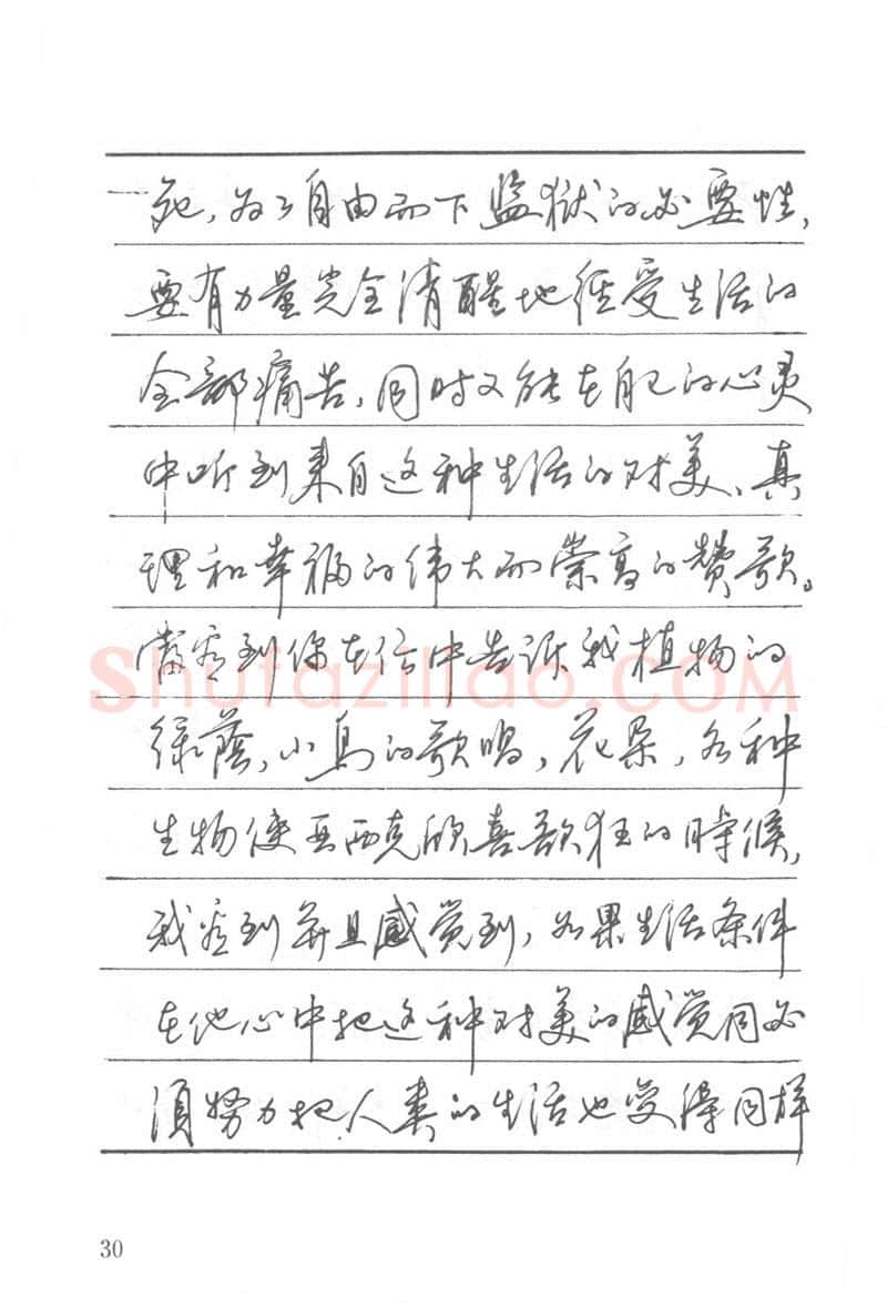 吴玉生硬笔楷书字帖,摘自吴玉生田英章情书钢笔字帖