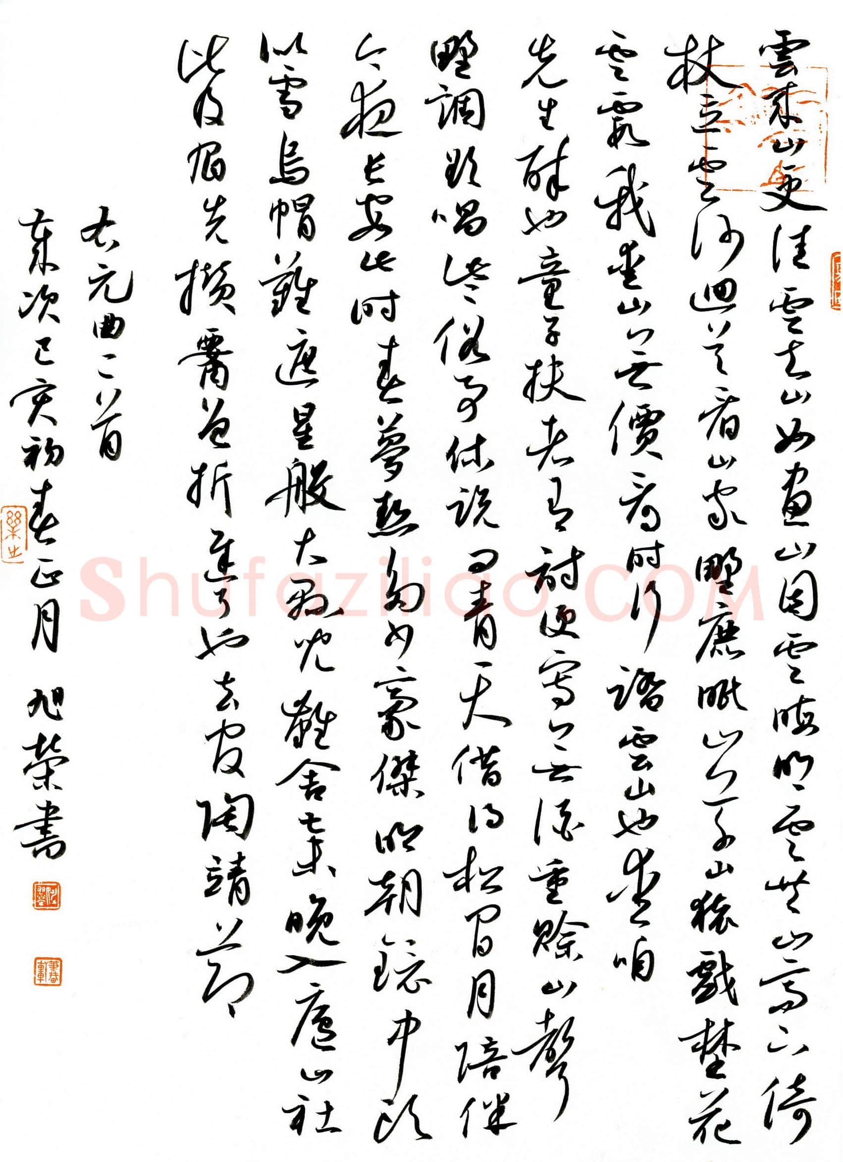 硬笔书法大赛姚旭荣(监委 江苏)参赛硬笔书法作品欣赏,姚旭荣硬笔书法作品