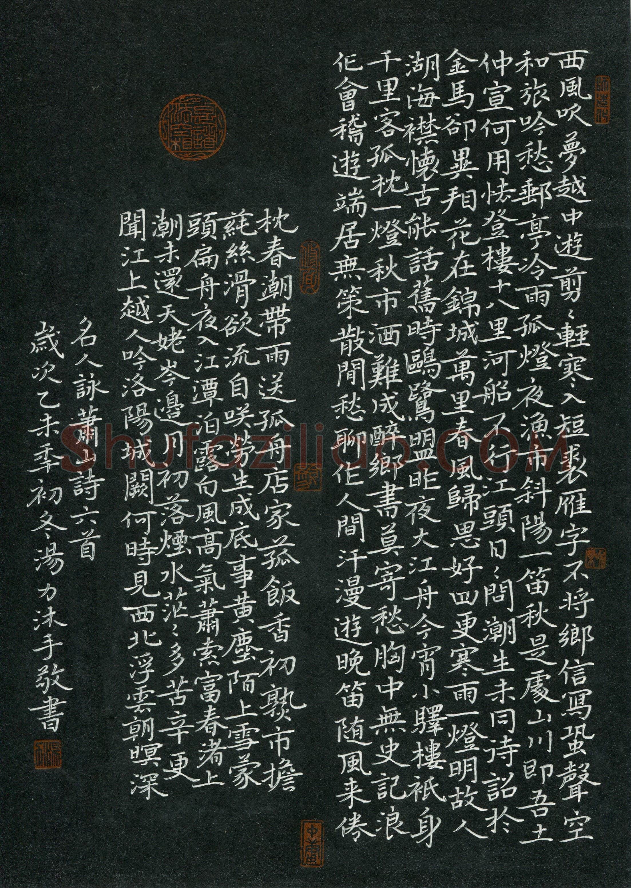 硬笔书法大赛汤力(监委 浙江)参赛硬笔书法作品欣赏,汤力硬笔书法作品