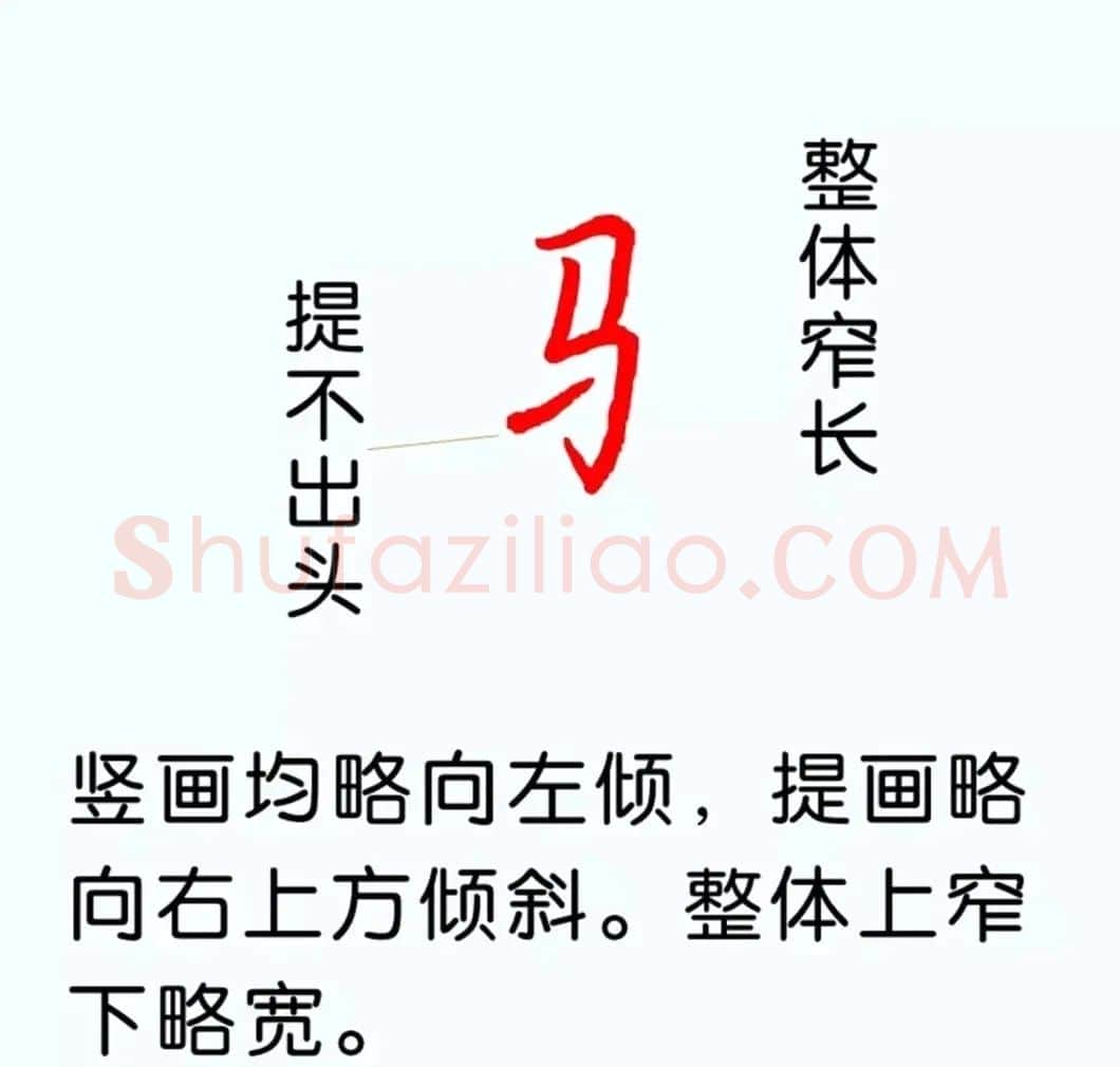 硬笔楷书教程：81个偏旁部首写法图解 | 硬笔书法字帖