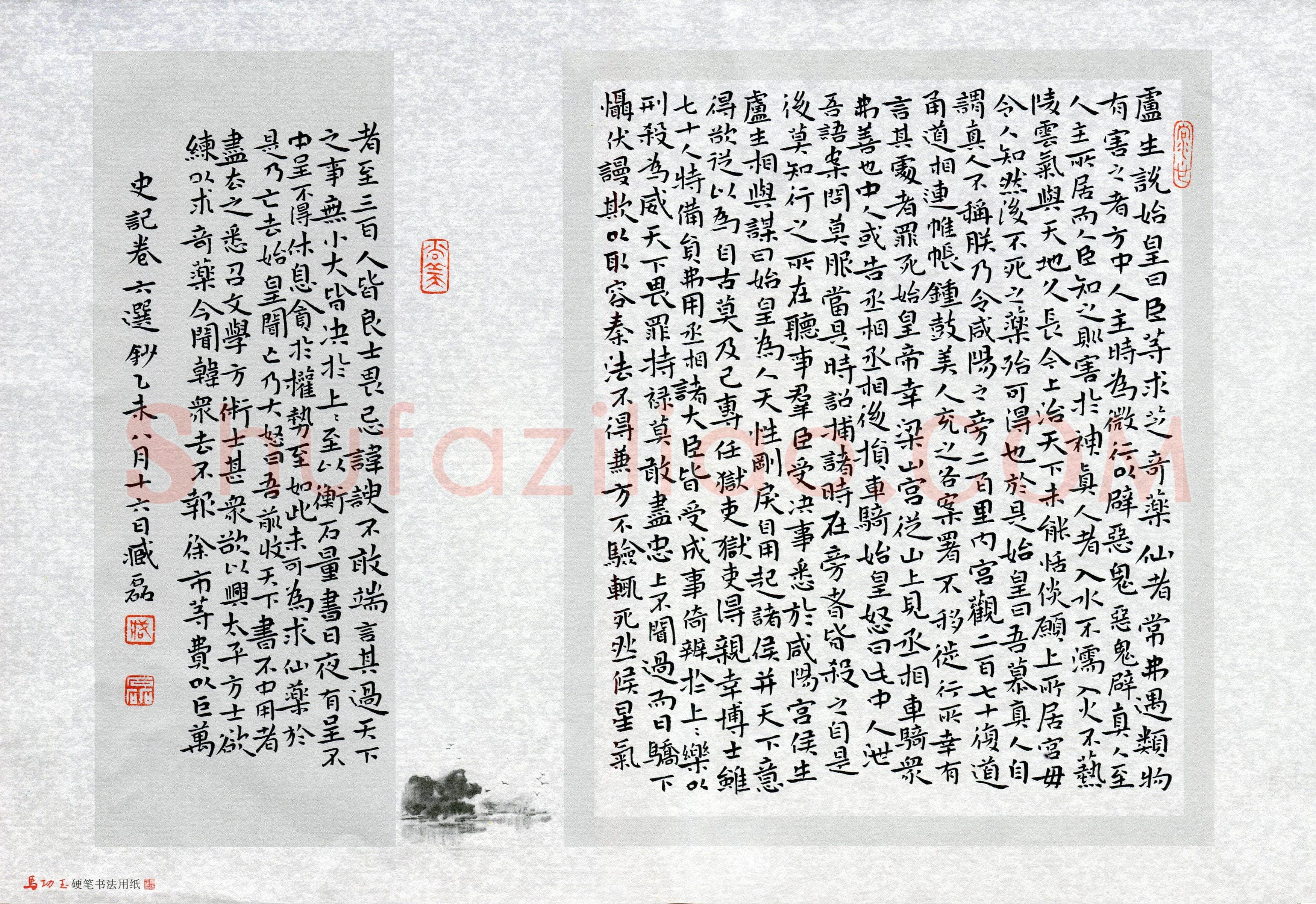 臧磊(成人组 特等奖)硬笔书法大赛获奖作品,臧磊硬笔书法作品