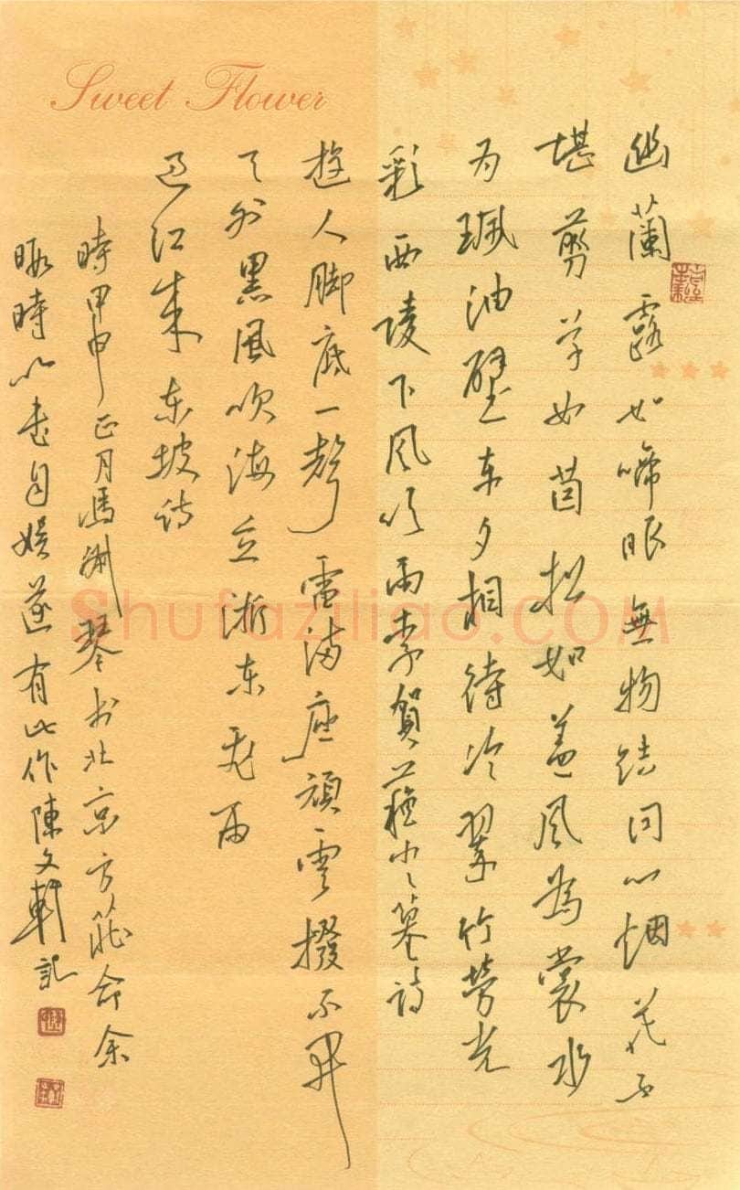陈文轩硬笔行书李贺东坡诗,陈文轩硬笔书法作品