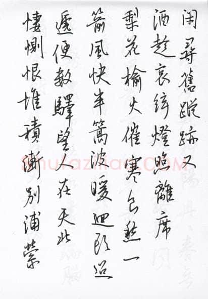 陈文轩硬笔行书宋词小册,陈文轩硬笔书法作品