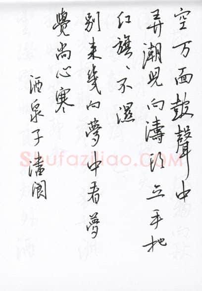 陈文轩硬笔行书宋词小册,陈文轩硬笔书法作品