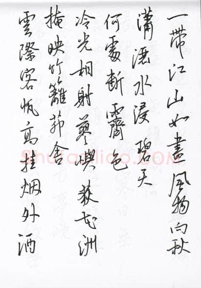 陈文轩硬笔行书宋词小册,陈文轩硬笔书法作品