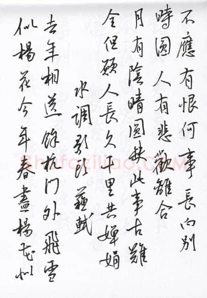 陈文轩硬笔行书宋词小册,陈文轩硬笔书法作品