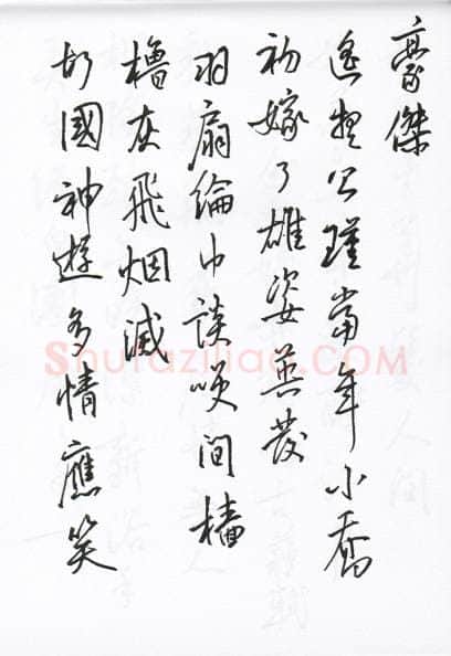陈文轩硬笔行书宋词小册,陈文轩硬笔书法作品