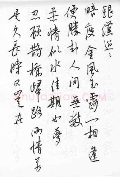 陈文轩硬笔行书宋词小册,陈文轩硬笔书法作品