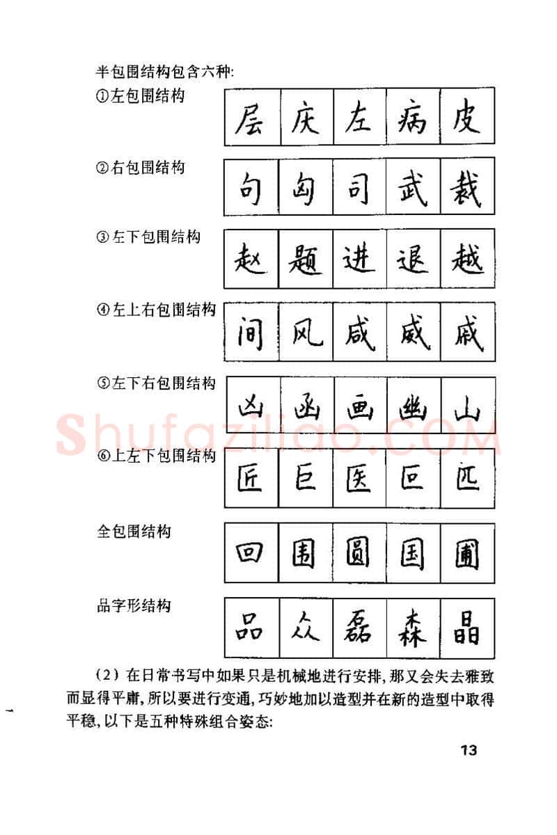 钱沛云硬笔楷书字帖,摘自钱沛云 硬笔书法技巧 字帖