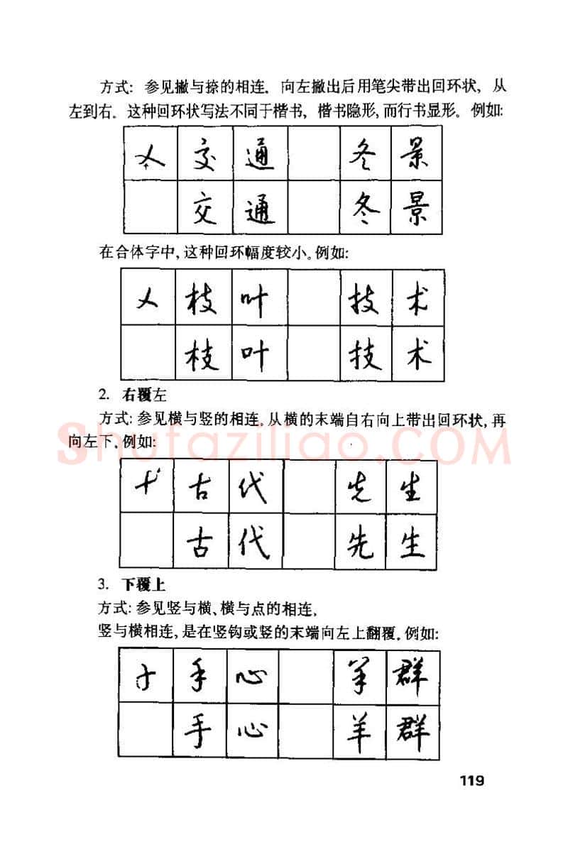 钱沛云硬笔楷书字帖,摘自钱沛云 硬笔书法技巧 字帖
