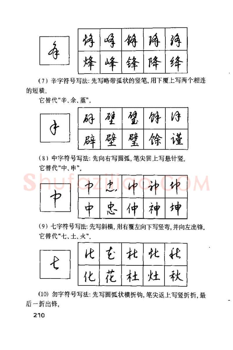 钱沛云硬笔楷书字帖,摘自钱沛云 硬笔书法技巧 字帖