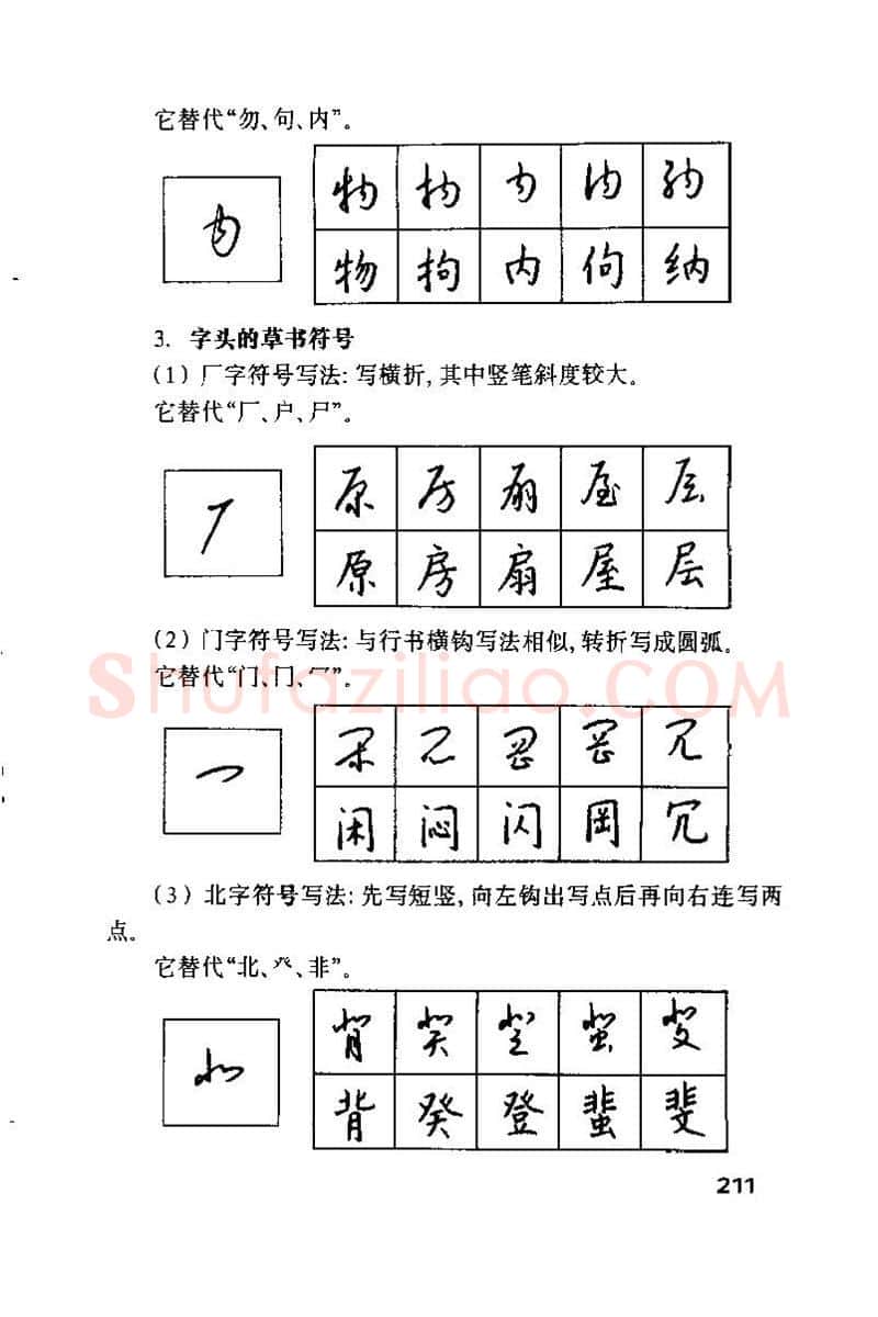 钱沛云硬笔楷书字帖,摘自钱沛云 硬笔书法技巧 字帖