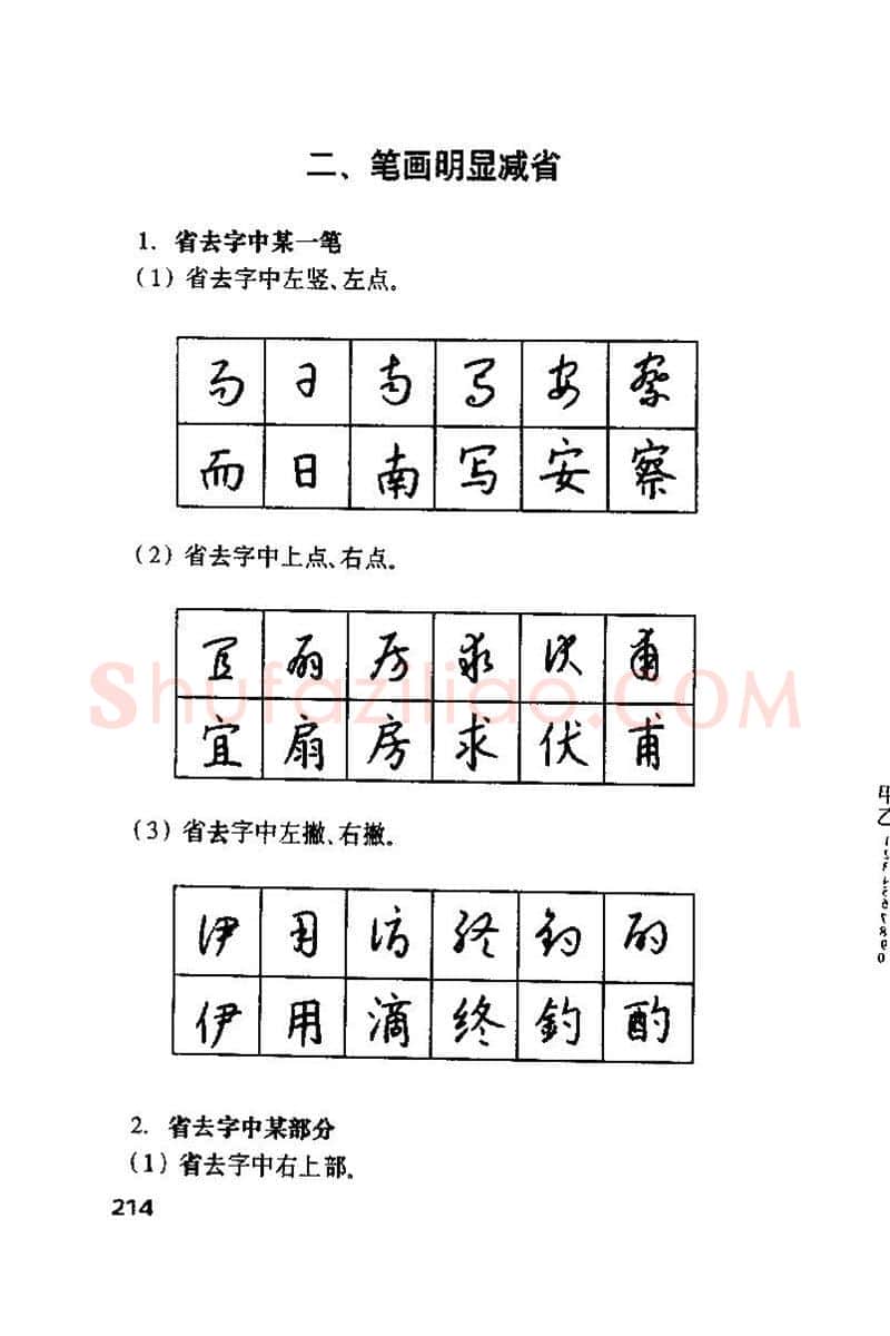钱沛云硬笔楷书字帖,摘自钱沛云 硬笔书法技巧 字帖