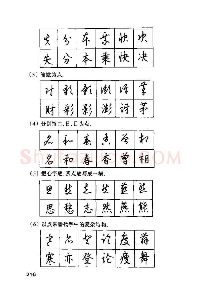 钱沛云硬笔楷书字帖,摘自钱沛云 硬笔书法技巧 字帖