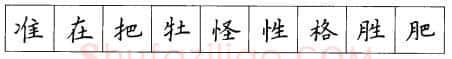 书法知识,硬笔楷书笔画 横竖撇捺笔画的书写练习