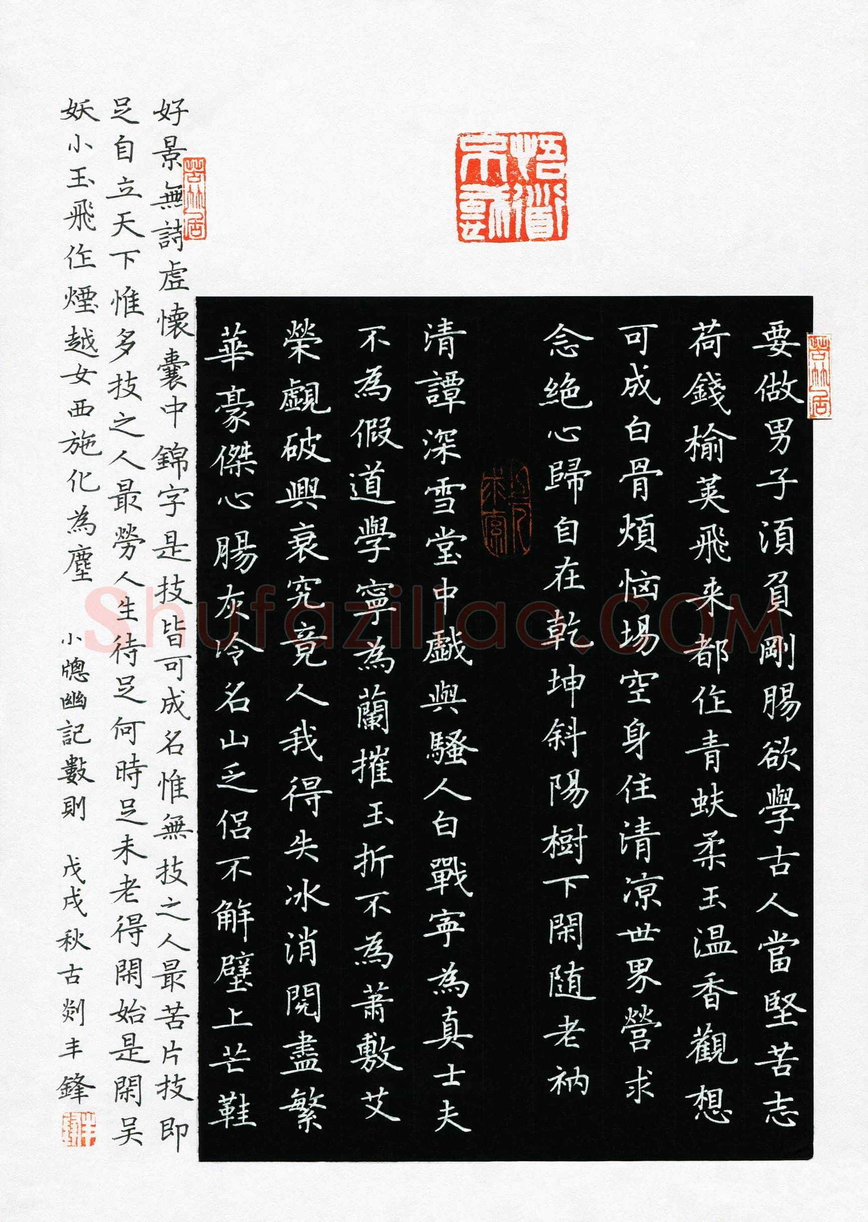 董丰锋(成人组 优秀奖)硬笔书法大赛获奖作品,董丰锋硬笔书法作品