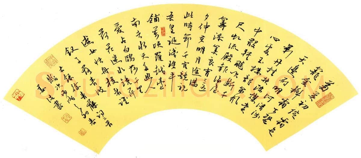 姜浩硬笔楷书徐青藤词二首,姜浩硬笔书法作品