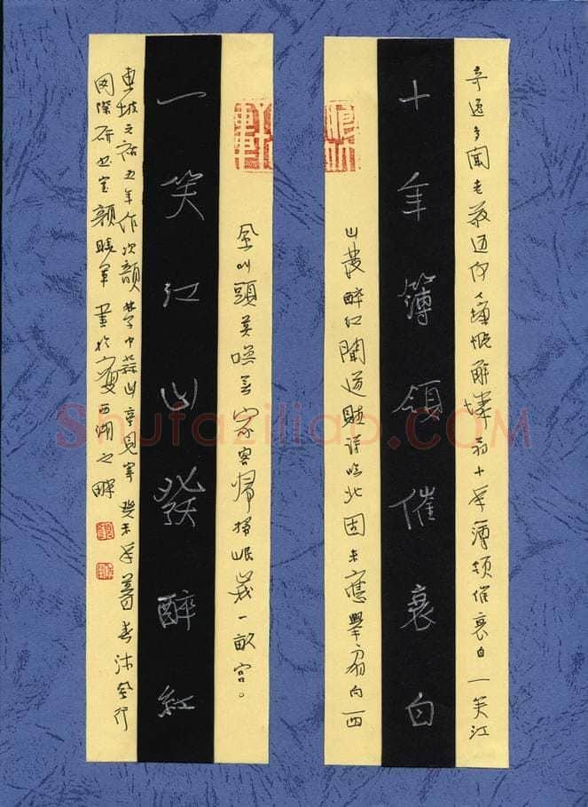 颜晓军硬笔行书东坡诗,颜晓军硬笔书法作品
