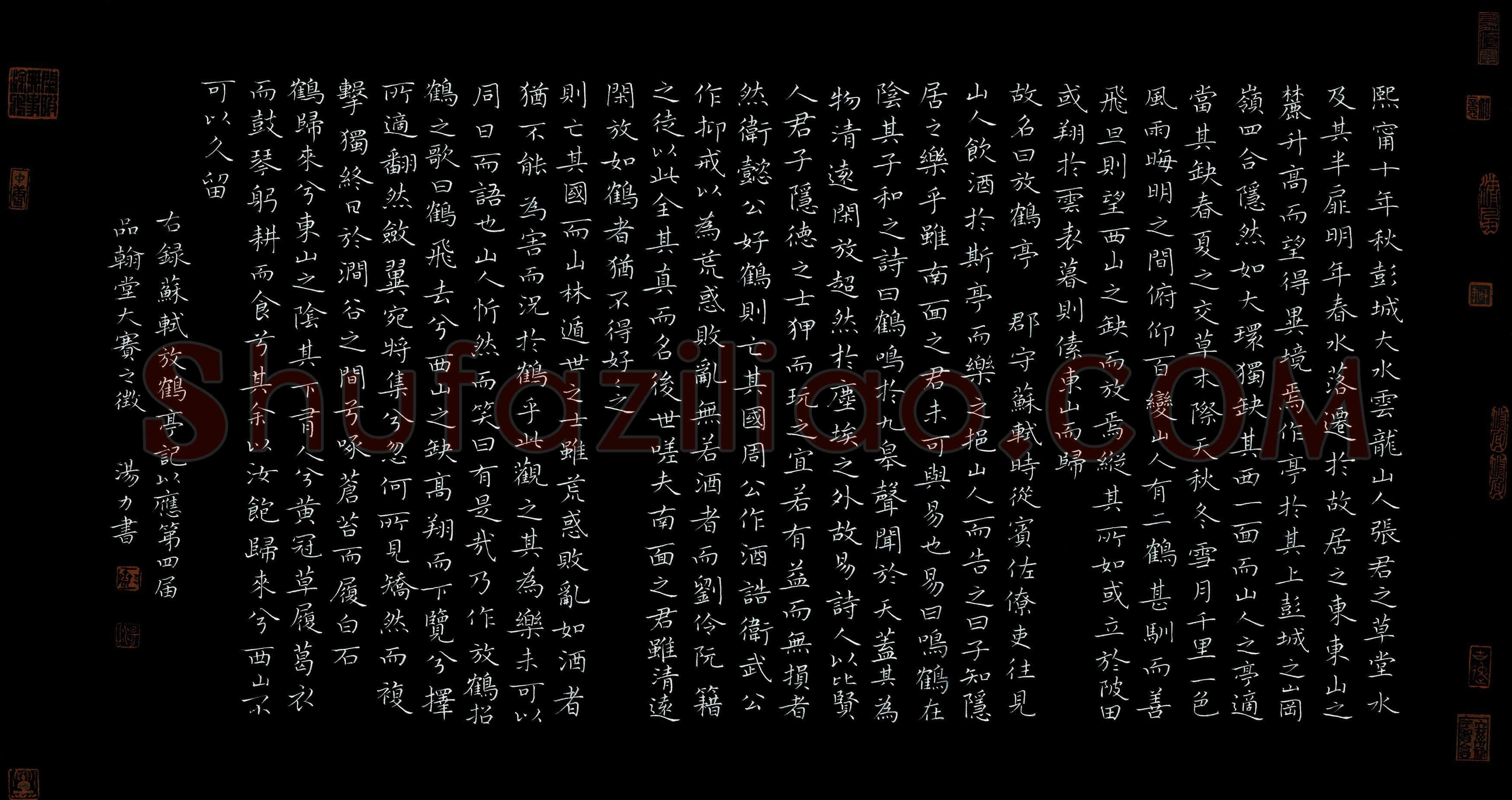 汤力(成人组 特等奖)硬笔书法大赛获奖作品,汤力硬笔书法作品