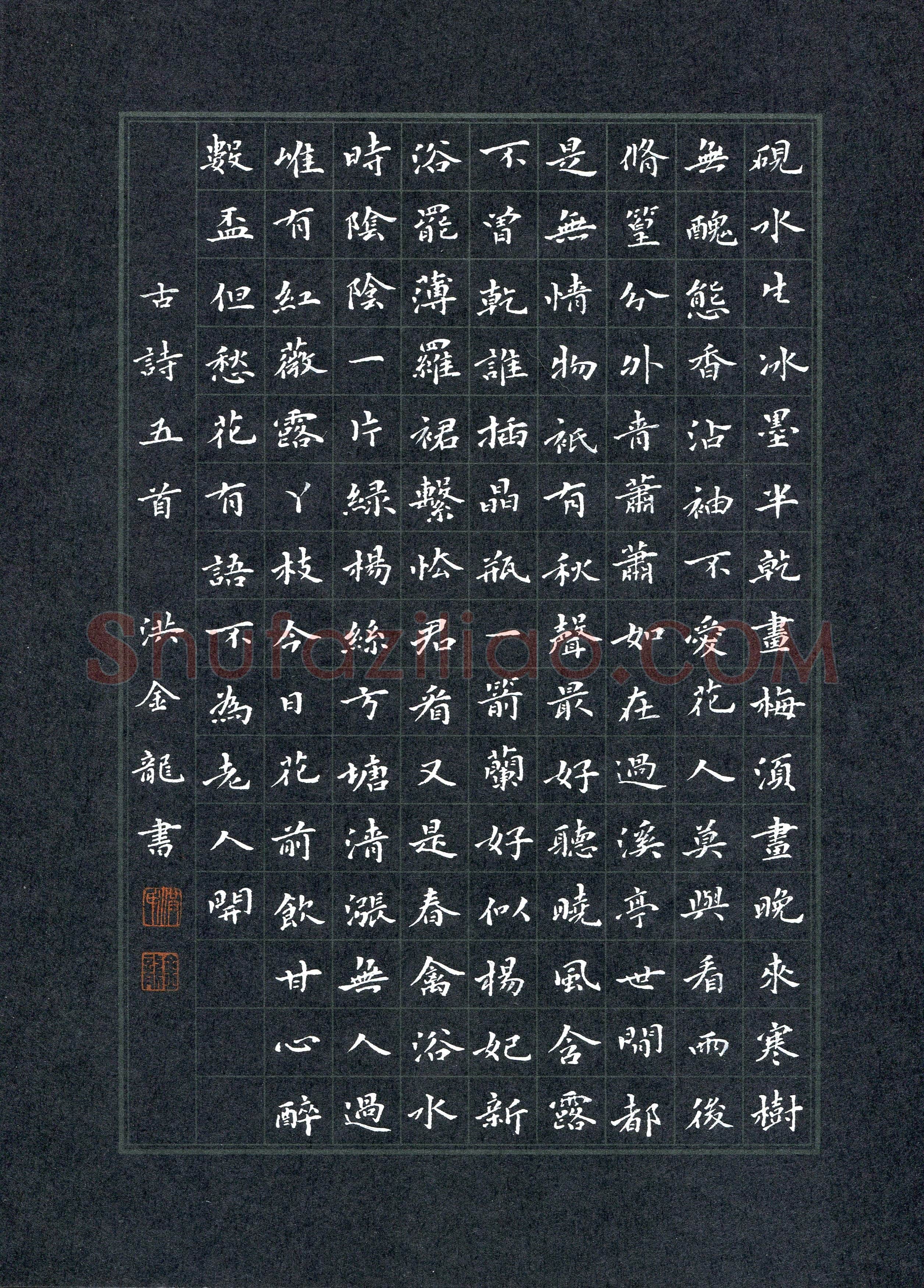 洪金龙(成人组 优秀奖)硬笔书法大赛获奖作品,洪金龙硬笔书法作品