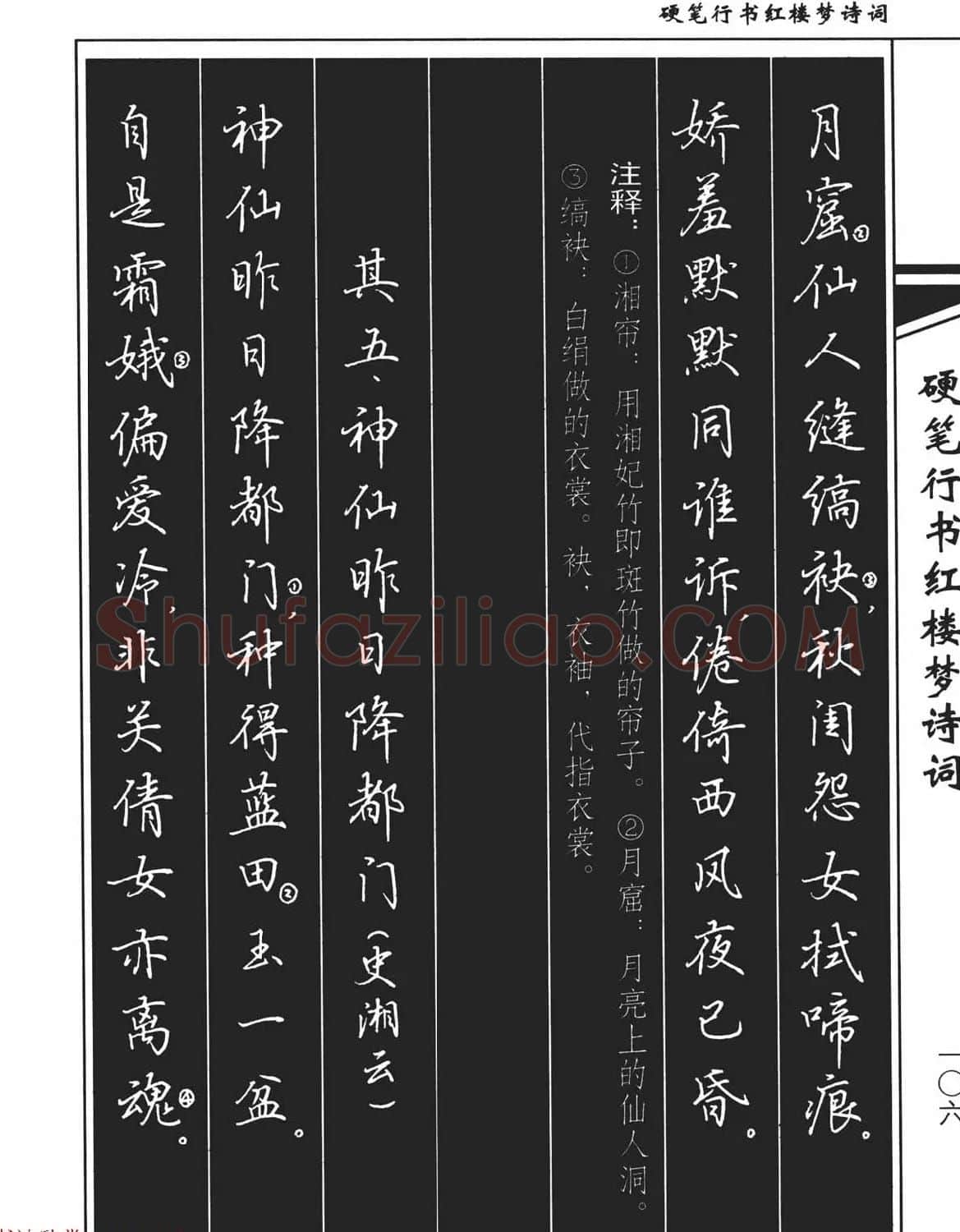 吴玉生钢笔字帖欣赏《硬笔行书红楼梦诗词》 | 硬笔书法字帖