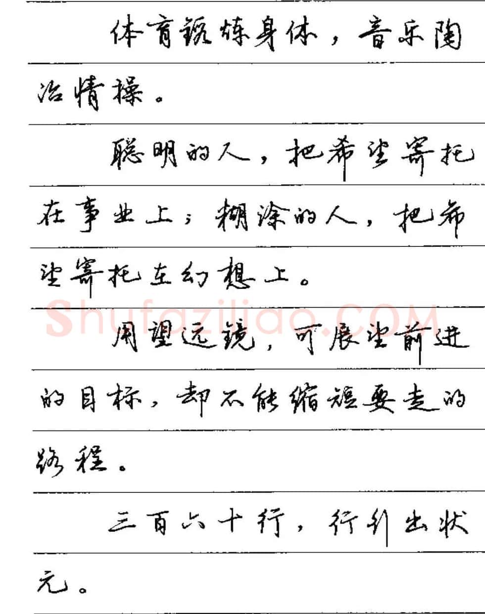 卢中南硬笔字帖《谚语名句》行书篇 | 钢笔书法字帖