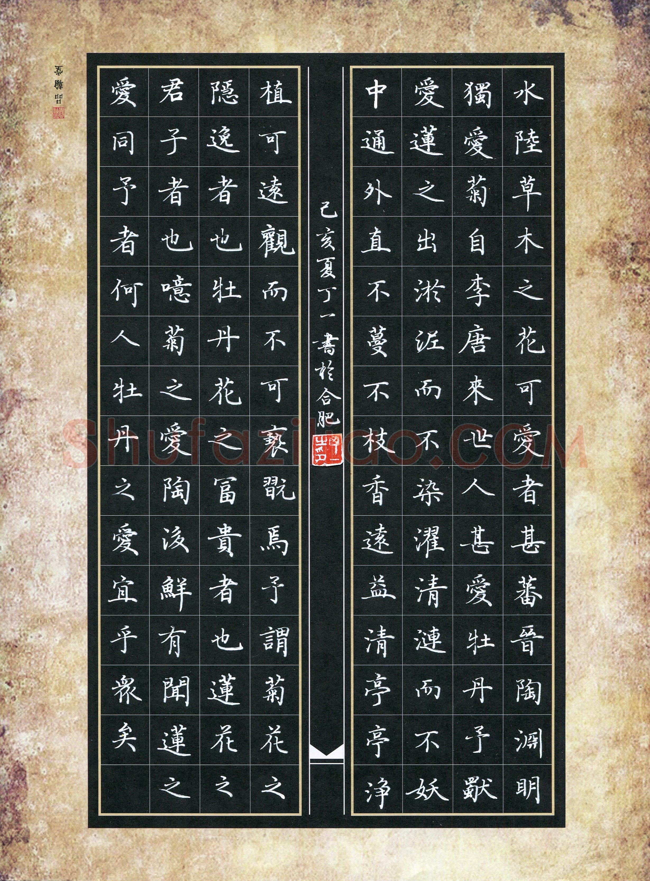 丁一(少儿组 13岁 特等奖)硬笔书法大赛获奖作品,丁一硬笔书法作品