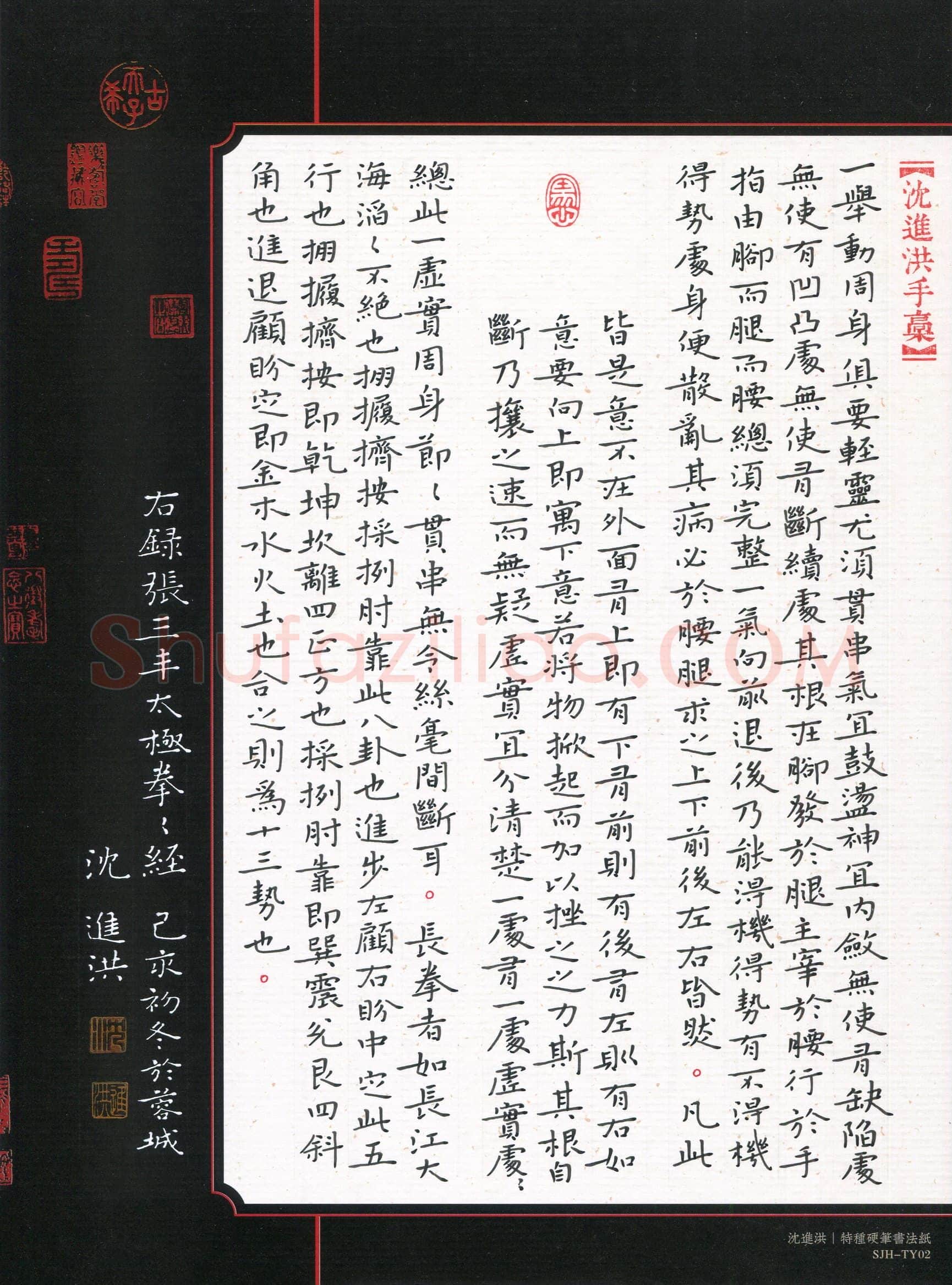 沈进洪(成人组 精品奖)硬笔书法大赛获奖作品,沈进洪硬笔书法作品