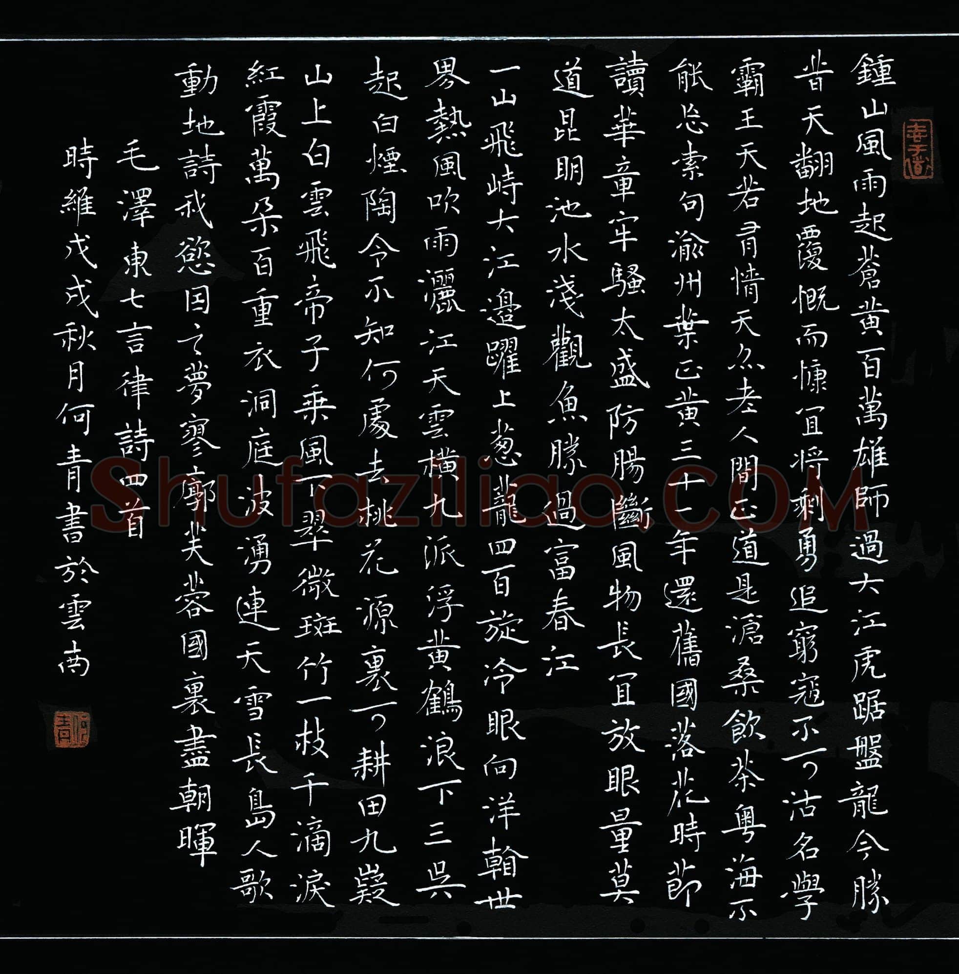 何青(成人组 特等奖)硬笔书法大赛获奖作品,何青硬笔书法作品