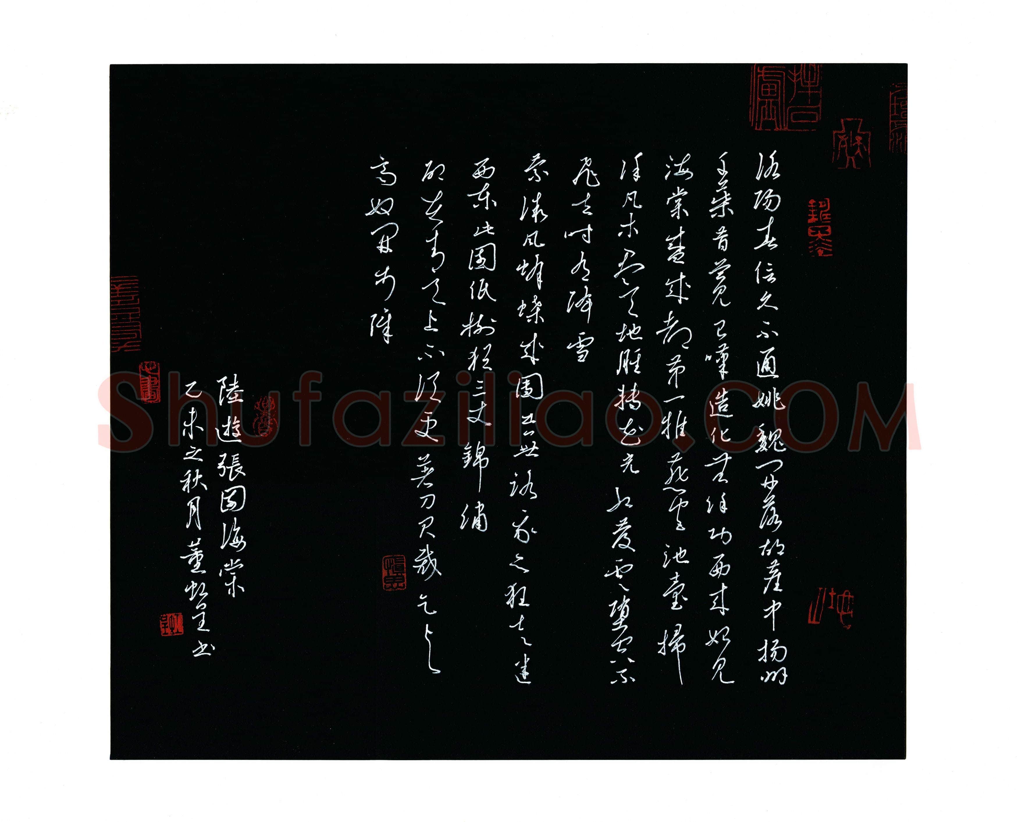 董虹呈(成人组 银奖)硬笔书法大赛获奖作品,董虹呈硬笔书法作品