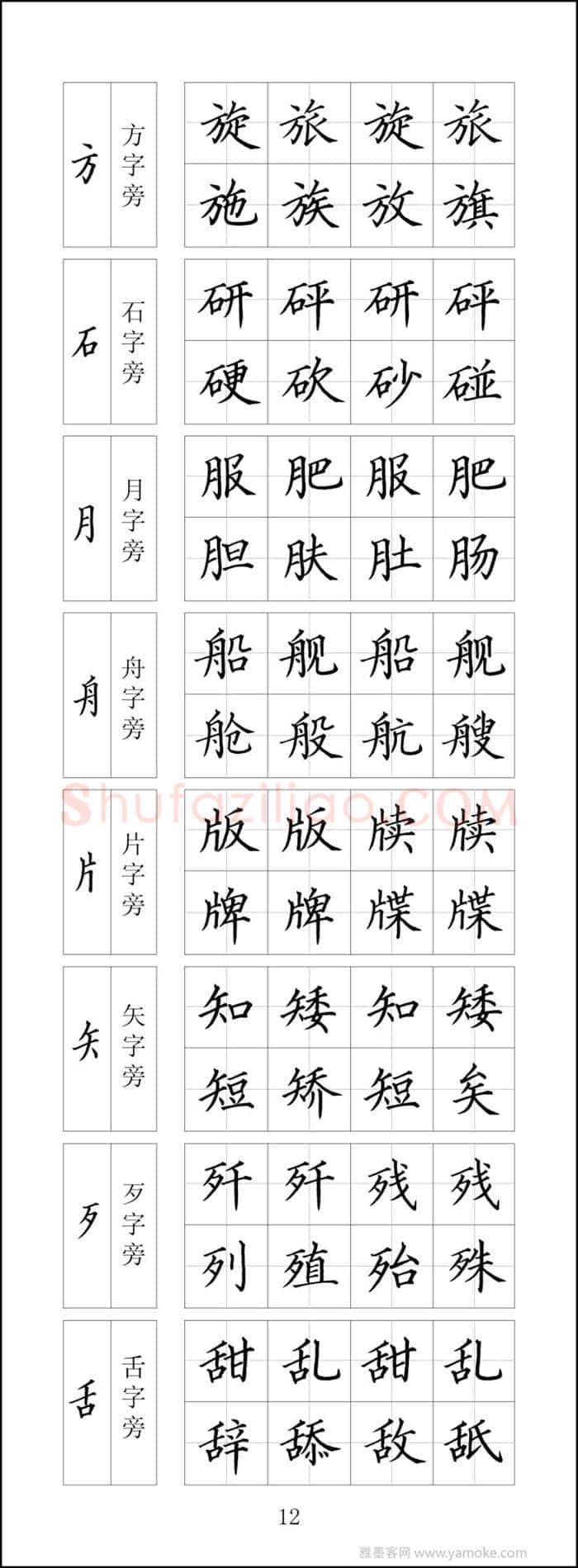王云厚硬笔楷书字帖,摘自王云厚钢笔楷书字帖（下载打印高清版）