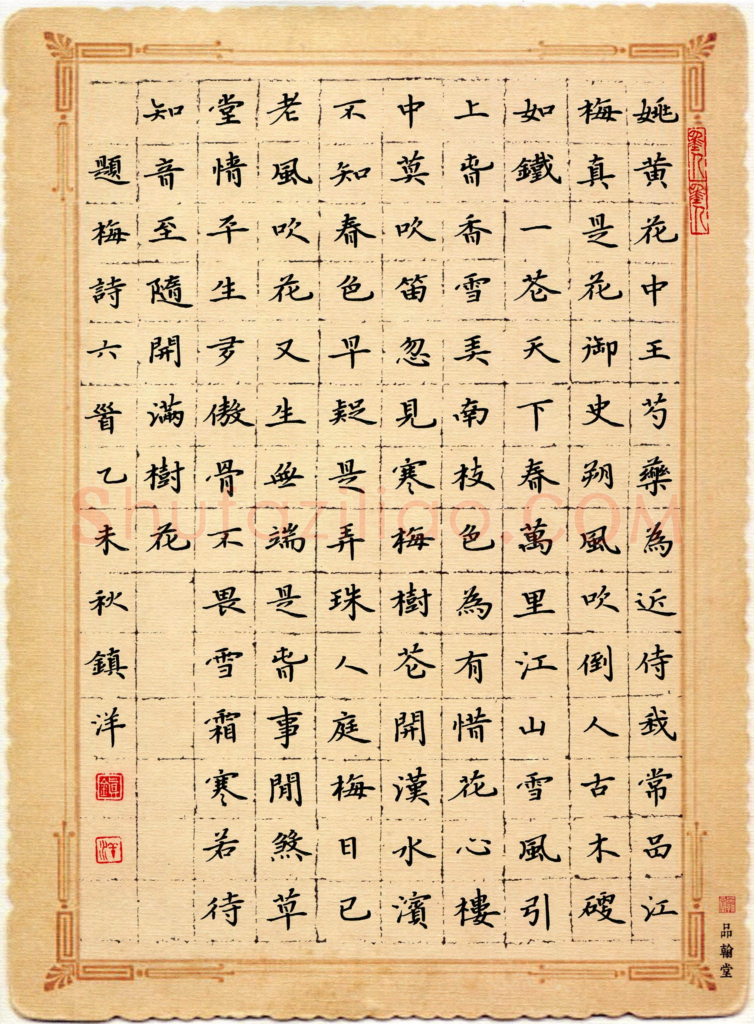黄镇洋（福建省平和县）硬笔书法作品欣赏，黄镇洋(成人组优秀奖)硬笔书法大赛作品