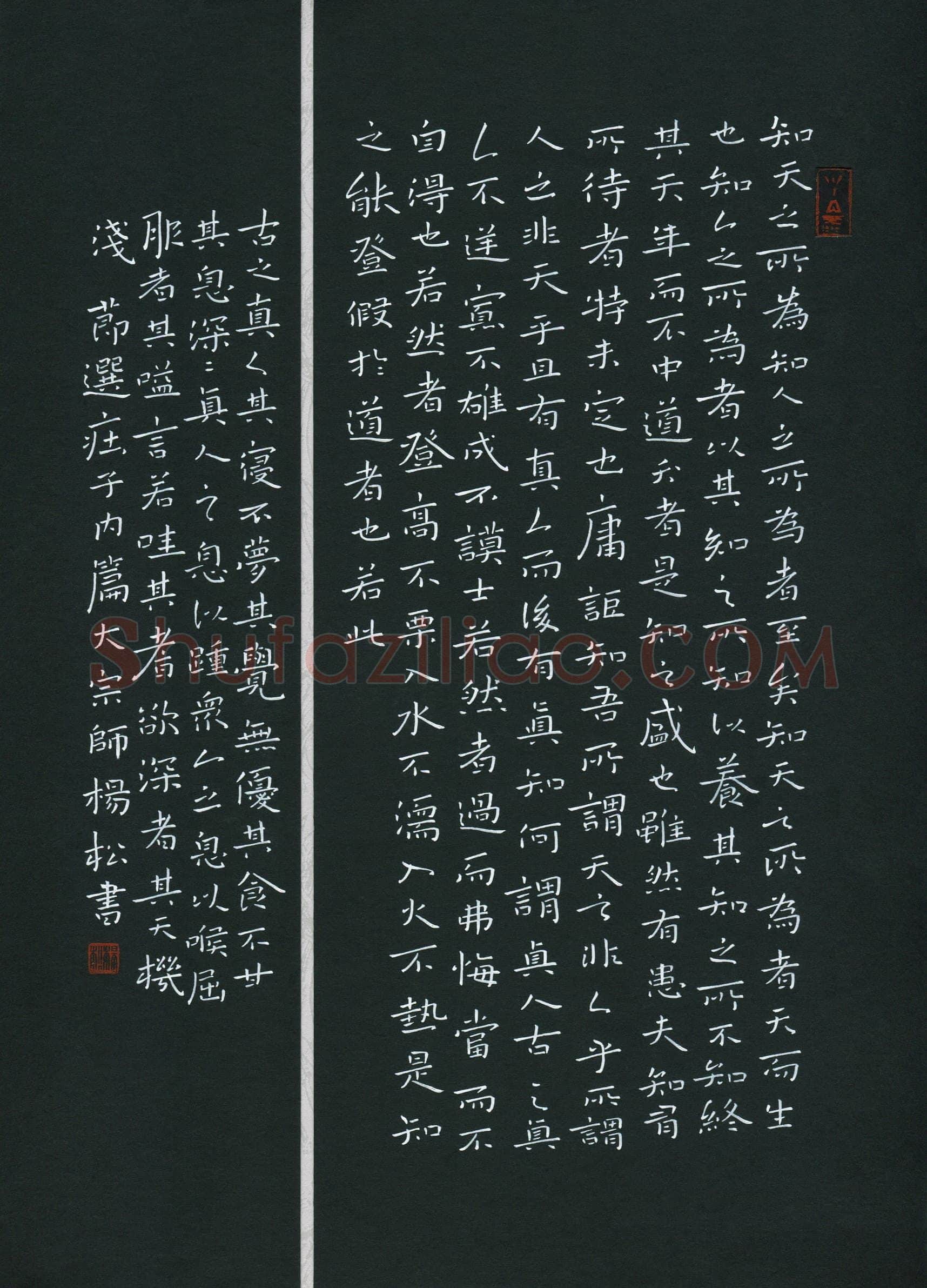 杨松(成人组 优秀奖)硬笔书法大赛获奖作品,杨松硬笔书法作品