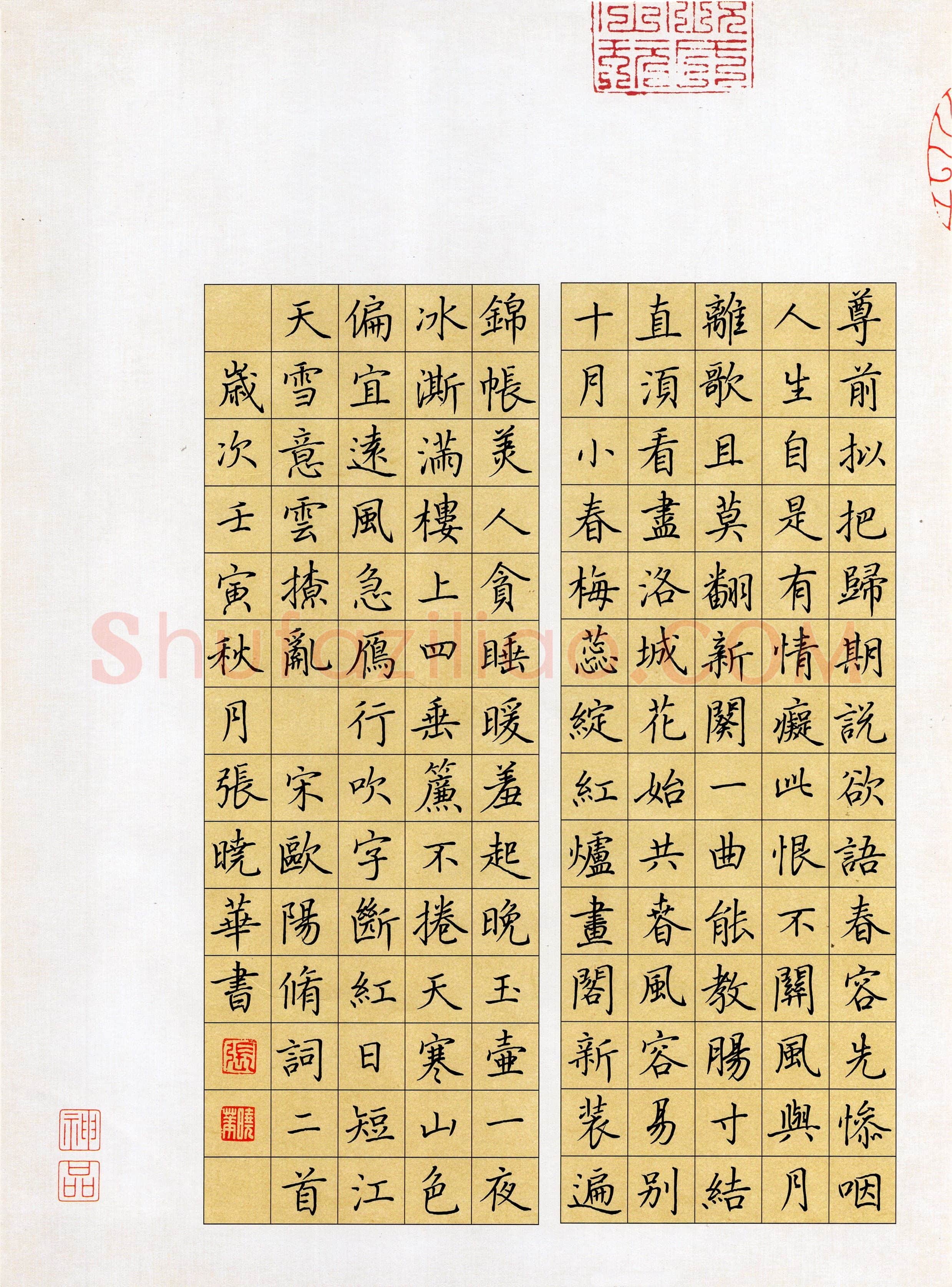 张晓华(楷书 优秀奖)硬笔书法大赛获奖作品,张晓华硬笔书法作品