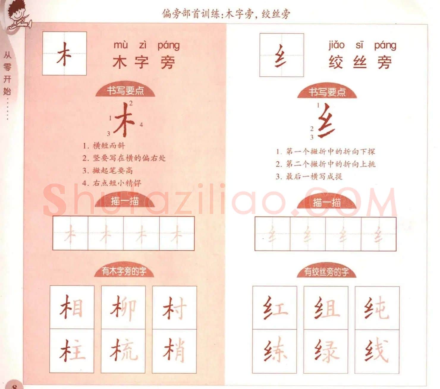 描红练字帖《从零开始学硬笔书法》 | 硬笔书法字帖